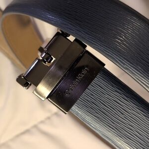 Navy & Brown Calvin Klein XL 42-44 Reversible Belt